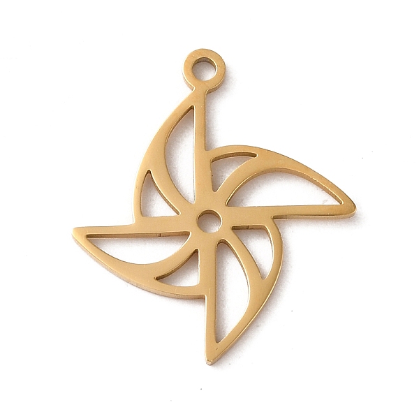 PandaHall 201 Stainless Steel Pendants, Laser Cut, Windmill Charm, Golden, 21.5x19x1mm, Hole: 1.5mm 201 Stainless Steel Others
PandaHall 201 Stainless Steel Pendants, Laser Cut, Windmill Charm, Golden, 21.5x19x1mm, Hole: 1.5mm 201 Stainless Steel Others
