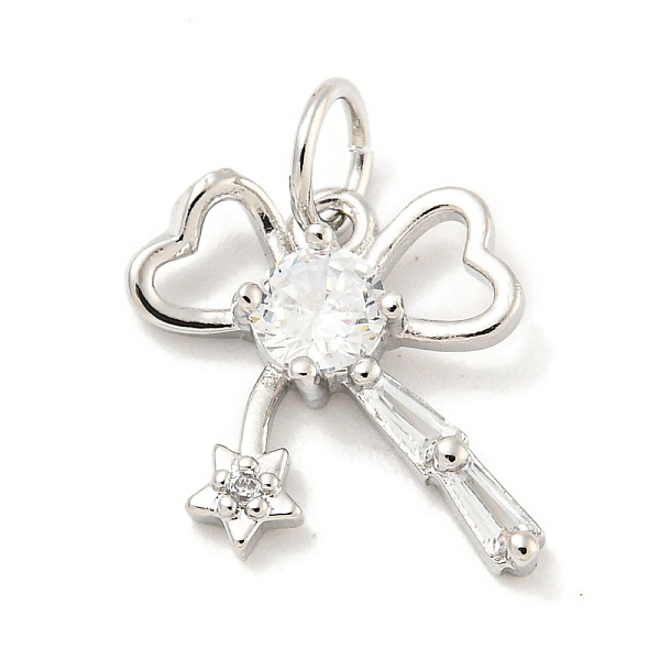 PandaHall Rack Plating Brass Micro Pave Clear Cubic Zirconia Pendants, Long-Lasting Plated, with Jump Rings, Lead Free & Cadmium Free...
PandaHall Rack Plating Brass Micro Pave Clear Cubic Zirconia Pendants, Long-Lasting Plated, with Jump Rings, Lead Free & Cadmium Free...
