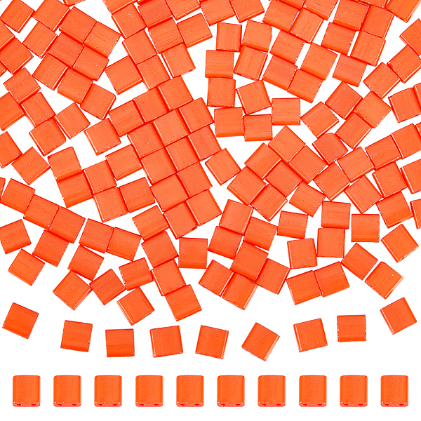 PandaHall SUNNYCLUE 240Pcs 2-Hole Baking Paint Opaque Colours Glass Seed Beads, Rectangle, Orange Red, 5x4.5~5.5x2~2.5mm, Hole: 0.5~0.8mm...
PandaHall SUNNYCLUE 240Pcs 2-Hole Baking Paint Opaque Colours Glass Seed Beads, Rectangle, Orange Red, 5x4.5~5.5x2~2.5mm, Hole: 0.5~0.8mm...
