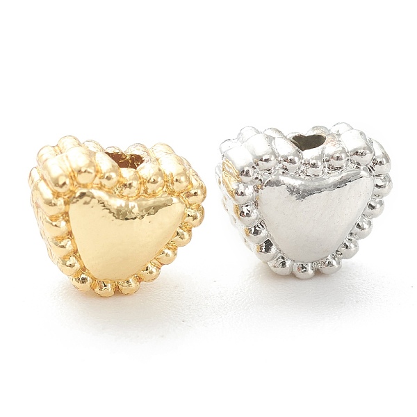 PandaHall Rack Plating Alloy Beads, Lead Free & Cadmium Free, Long-Lasting Plated, Heart, Mixed Color, 5x6x4mm, Hole: 1.2mm Alloy Heart
PandaHall Rack Plating Alloy Beads, Lead Free & Cadmium Free, Long-Lasting Plated, Heart, Mixed Color, 5x6x4mm, Hole: 1.2mm Alloy Heart