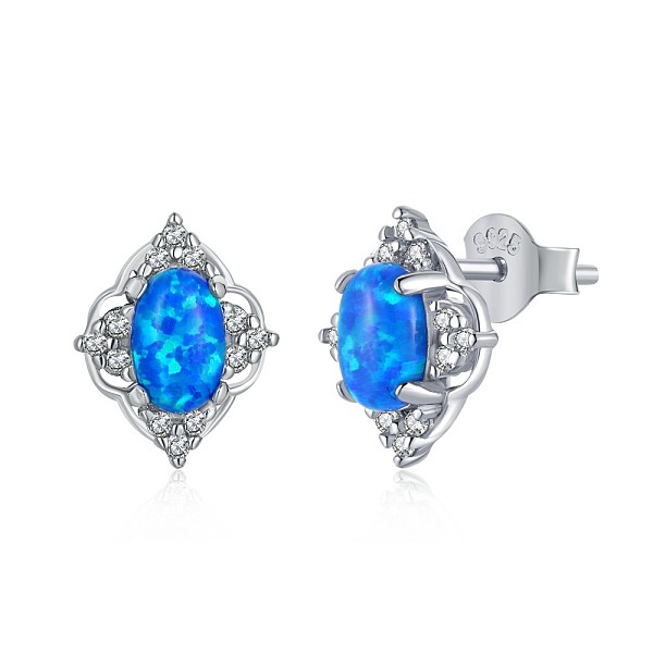 PandaHall Rhodium Plated 925 Sterling Silver Opal Stud Earrings for Women, with S925 Stamp, Real Platinum Plated, Rhombus, Dodger Blue...
PandaHall Rhodium Plated 925 Sterling Silver Opal Stud Earrings for Women, with S925 Stamp, Real Platinum Plated, Rhombus, Dodger Blue...