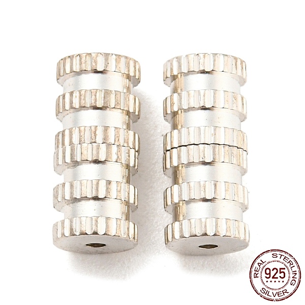 PandaHall 925 Sterling Silver Screw Clasps, Column, Silver, 11x5mm, Hole: 1.2mm Sterling Silver
PandaHall 925 Sterling Silver Screw Clasps, Column, Silver, 11x5mm, Hole: 1.2mm Sterling Silver