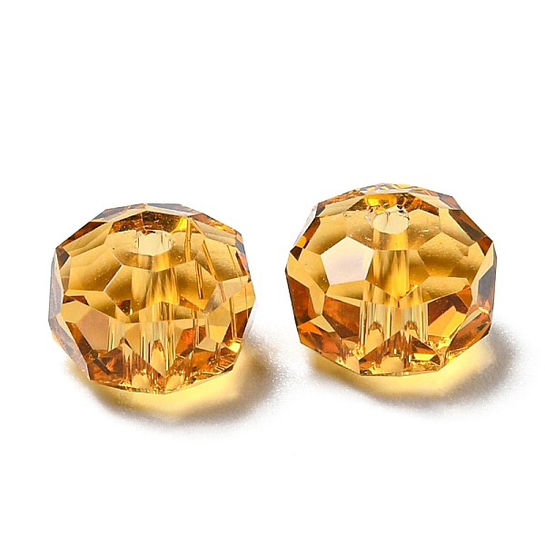 PandaHall Transparent Glass Beads, Faceted, Rondelle, Lt.Col.Topaz, 6x4mm, Hole: 1.2mm Glass Rondelle Yellow
PandaHall Transparent Glass Beads, Faceted, Rondelle, Lt.Col.Topaz, 6x4mm, Hole: 1.2mm Glass Rondelle Yellow