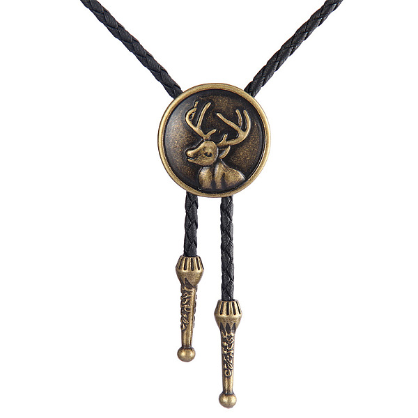 PandaHall Antique Bronze Alloy Pendants Lariat Necklaces, Bolo Tie, Deer, 39.37 inch(100cm) Alloy Deer
PandaHall Antique Bronze Alloy Pendants Lariat Necklaces, Bolo Tie, Deer, 39.37 inch(100cm) Alloy Deer