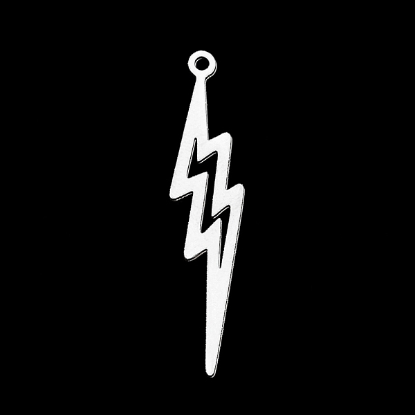 PandaHall 201 Stainless Steel Pendants, Laser Cut, Lightning, Stainless Steel Color, 38x8.5x1mm, Hole: 1.6mm 201 Stainless Steel Lightning...
PandaHall 201 Stainless Steel Pendants, Laser Cut, Lightning, Stainless Steel Color, 38x8.5x1mm, Hole: 1.6mm 201 Stainless Steel Lightning...