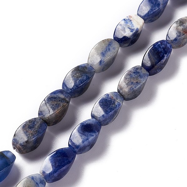 PandaHall Natural Sodalite Beads Strands, Twist, 12x6x6mm, Hole: 1mm, about 33~34pcs/strand, 15.39''~15.98''(39.1~40.6cm) Sodalite Twist
PandaHall Natural Sodalite Beads Strands, Twist, 12x6x6mm, Hole: 1mm, about 33~34pcs/strand, 15.39''~15.98''(39.1~40.6cm) Sodalite Twist