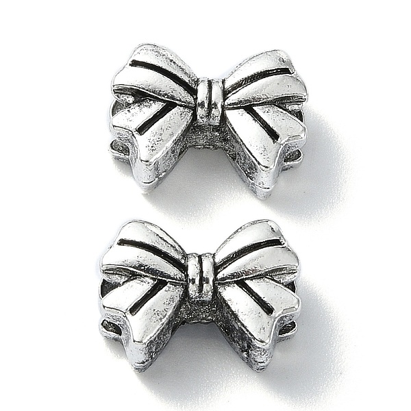 PandaHall Tibetan Style Alloy Beads, Bowknot, Antique Silver, 10x14x6.5mm, Hole: 6.3x4.2mm, about 294pcs/500g Alloy Bowknot
PandaHall Tibetan Style Alloy Beads, Bowknot, Antique Silver, 10x14x6.5mm, Hole: 6.3x4.2mm, about 294pcs/500g Alloy Bowknot