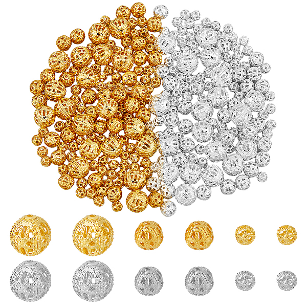 PandaHall SUPERFINDINGS 200Pcs 6 Style Brass Beads, Hollow, Round, Mixed Color, 4~8.5mm, Hole: 1mm Brass Round
PandaHall SUPERFINDINGS 200Pcs 6 Style Brass Beads, Hollow, Round, Mixed Color, 4~8.5mm, Hole: 1mm Brass Round
