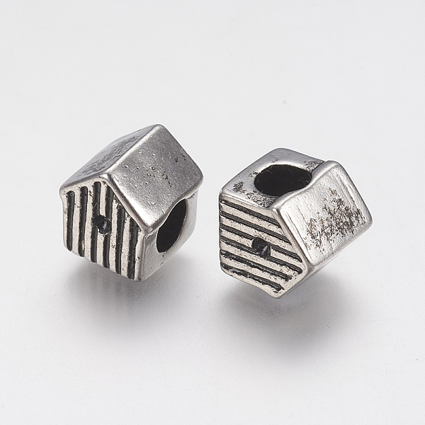 PandaHall Ion Plating(IP) 304 Stainless Steel European Beads Rhinestone Settings, Large Hole Beads, House, Antique Silver, 10x9.5x9mm, Hole...
PandaHall Ion Plating(IP) 304 Stainless Steel European Beads Rhinestone Settings, Large Hole Beads, House, Antique Silver, 10x9.5x9mm, Hole...