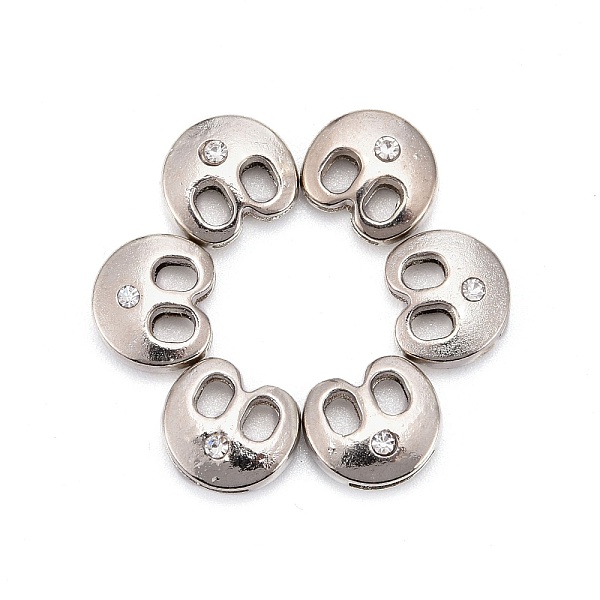 PandaHall Letter Slider Beads for Watch Band Bracelet Making, Platinum Plated Alloy Crystal Rhinestone Slide Charms, Cadmium Free & Nickel..., Clear
PandaHall Letter Slider Beads for Watch Band Bracelet Making, Platinum Plated Alloy Crystal Rhinestone Slide Charms, Cadmium Free & Nickel..., Clear