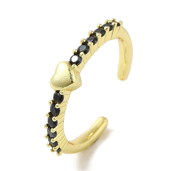 PandaHall Rack Plating Brass Micro Pave Cubic Zirconia Cuff Rings, Long-Lasting Plated, Lead Free & Cadmium Free, Black, Adjustable...
PandaHall Rack Plating Brass Micro Pave Cubic Zirconia Cuff Rings, Long-Lasting Plated, Lead Free & Cadmium Free, Black, Adjustable...