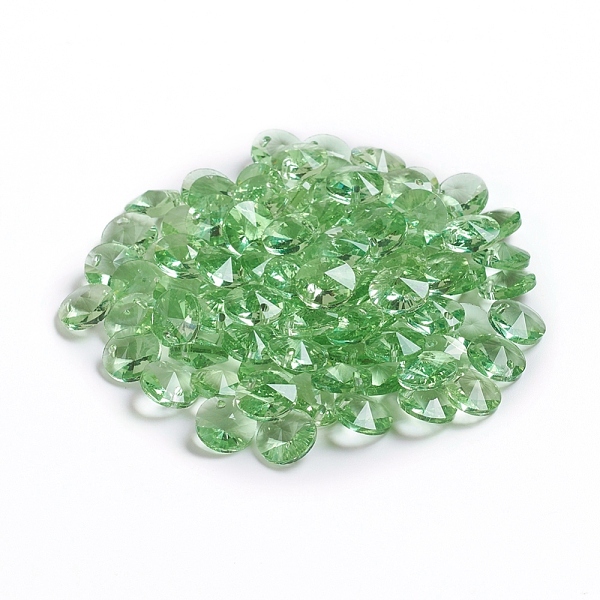 PandaHall Glass Charms, Faceted, Cone, Light Green, 8x4mm, Hole: 1~1.2mm Glass Cone
PandaHall Glass Charms, Faceted, Cone, Light Green, 8x4mm, Hole: 1~1.2mm Glass Cone
