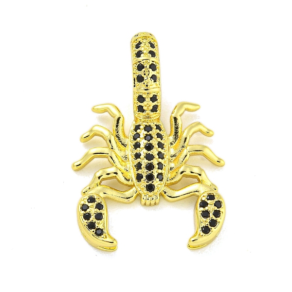 PandaHall Brass Micro Pave Cubic Zirconia Pendants, Real 18K Gold Plated, Scorpion, Black, 28.5x19.5x8mm, Hole: 7x4.5mm Brass+Cubic Zirconia...
PandaHall Brass Micro Pave Cubic Zirconia Pendants, Real 18K Gold Plated, Scorpion, Black, 28.5x19.5x8mm, Hole: 7x4.5mm Brass+Cubic Zirconia...