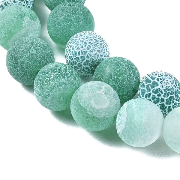 PandaHall Natural Weathered Agate Beads Strands, Dyed & Heated, Frosted, Round, Turquoise, 10~10.5mm, Hole: 1.2mm, about 38pcs/strand, 14.96..., Green
PandaHall Natural Weathered Agate Beads Strands, Dyed & Heated, Frosted, Round, Turquoise, 10~10.5mm, Hole: 1.2mm, about 38pcs/strand, 14.96..., Green