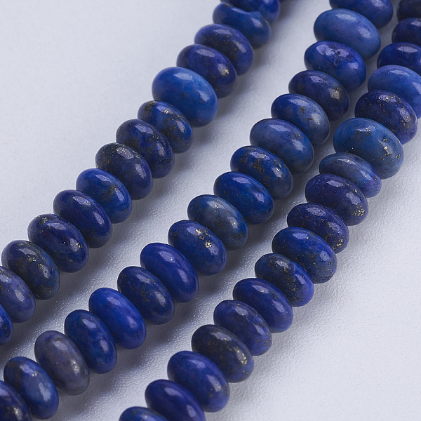 PandaHall Natural Lapis Lazuli Beads Strands, Rondelle, 4.5~5x2~2.5mm, Hole: 0.8mm, about 166pcs/strand, 15.3 inch(38.5cm) Lapis Lazuli...
PandaHall Natural Lapis Lazuli Beads Strands, Rondelle, 4.5~5x2~2.5mm, Hole: 0.8mm, about 166pcs/strand, 15.3 inch(38.5cm) Lapis Lazuli...