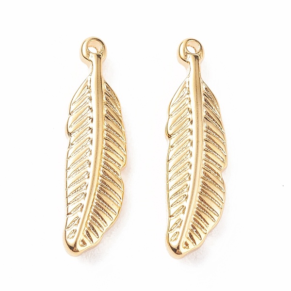 PandaHall 304 Stainless Steel Pendants, Feather, Golden, 20x5.5x3mm, Hole: 1mm 304 Stainless Steel Feather
PandaHall 304 Stainless Steel Pendants, Feather, Golden, 20x5.5x3mm, Hole: 1mm 304 Stainless Steel Feather