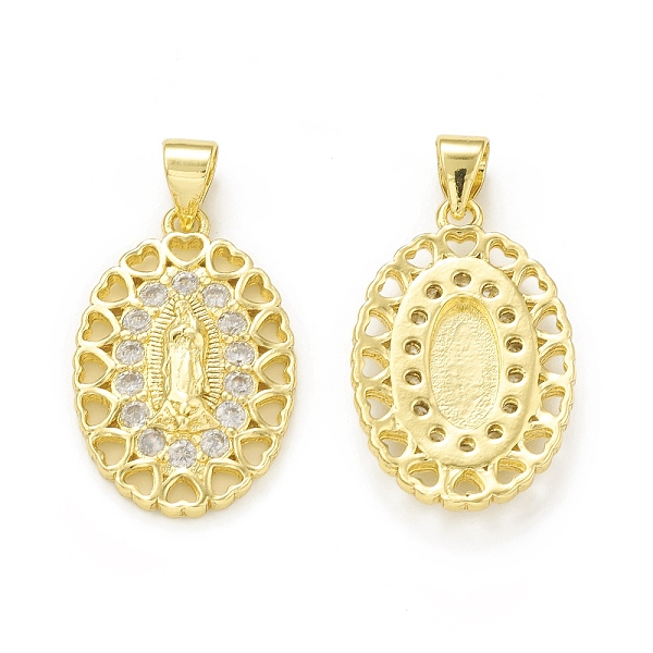 PandaHall Rack Plating Eco-Friendly Brass Micro Pave Clear Cubic Zirconia Pendants, Cadmium Free & Lead Free, Long-Lasting Plated, Oval with...
PandaHall Rack Plating Eco-Friendly Brass Micro Pave Clear Cubic Zirconia Pendants, Cadmium Free & Lead Free, Long-Lasting Plated, Oval with...
