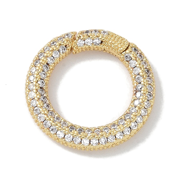 PandaHall Rack Plating Brass Micro Pave Cubic Zirconia Spring Gate Rings Clasps, Cadmium Free & Lead Free, Long-Lasting Plated, Clear...
PandaHall Rack Plating Brass Micro Pave Cubic Zirconia Spring Gate Rings Clasps, Cadmium Free & Lead Free, Long-Lasting Plated, Clear...