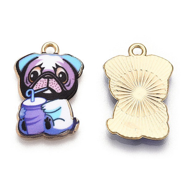 PandaHall Printed Alloy Pendants, Light Gold, Have Drink, Dog Charms, Lilac, 22.5x15x1.5mm, Hole: 1.6mm Alloy Dog Purple
PandaHall Printed Alloy Pendants, Light Gold, Have Drink, Dog Charms, Lilac, 22.5x15x1.5mm, Hole: 1.6mm Alloy Dog Purple