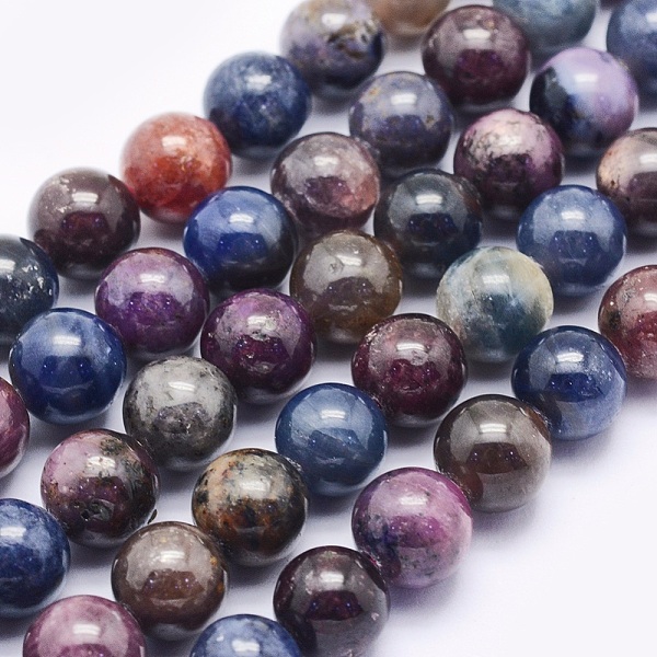 PandaHall Natural Red Corundum/Ruby and Sapphire Beads Strands, Round, 8mm, Hole: 1mm, about 50pcs/strand, 15.9 inch(40.5cm) Mixed Stone...
PandaHall Natural Red Corundum/Ruby and Sapphire Beads Strands, Round, 8mm, Hole: 1mm, about 50pcs/strand, 15.9 inch(40.5cm) Mixed Stone...
