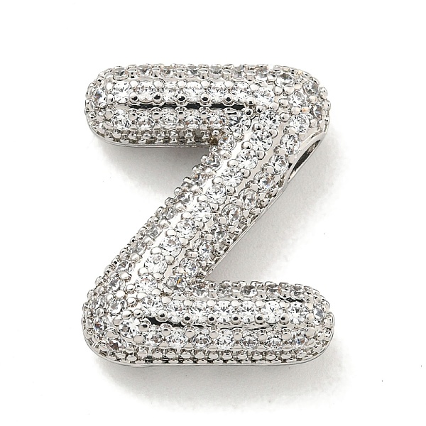 PandaHall Platinum Plated Brass Micro Pave Cubic Zirconia Pendants, Letter Charms, Letter Z, 23x23.5x6mm, Hole: 3.5x2mm Brass+Cubic Zirconia..., Clear
PandaHall Platinum Plated Brass Micro Pave Cubic Zirconia Pendants, Letter Charms, Letter Z, 23x23.5x6mm, Hole: 3.5x2mm Brass+Cubic Zirconia..., Clear