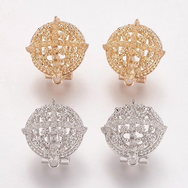 PandaHall Alloy Stud Earring Findings, with Loop, Half Round, Mixed Color, 22x20mm, Hole: 1mm, Pin: 0.7mm Alloy Half Round
PandaHall Alloy Stud Earring Findings, with Loop, Half Round, Mixed Color, 22x20mm, Hole: 1mm, Pin: 0.7mm Alloy Half Round