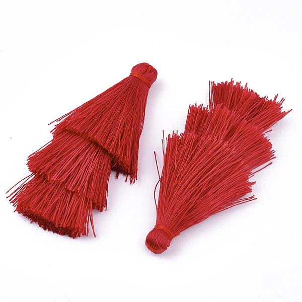 PandaHall Polyester Tassel Big Pendant Decorations, Red, 65~72x25~28mm Polyester Red
PandaHall Polyester Tassel Big Pendant Decorations, Red, 65~72x25~28mm Polyester Red