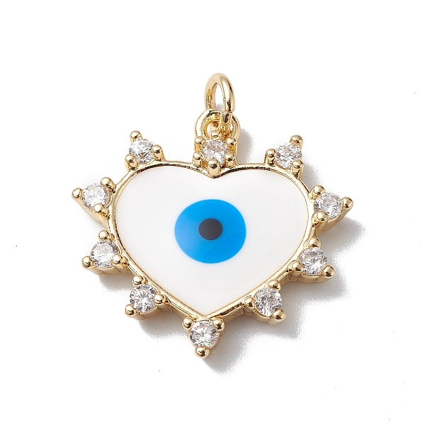 PandaHall Brass Micro Pave Cubic Zirconia Pendants, with Enamel & Jump Ring, Cadmium Free & Lead Free, Real 18K Gold Plated, Long-Lasting..., White
PandaHall Brass Micro Pave Cubic Zirconia Pendants, with Enamel & Jump Ring, Cadmium Free & Lead Free, Real 18K Gold Plated, Long-Lasting..., White