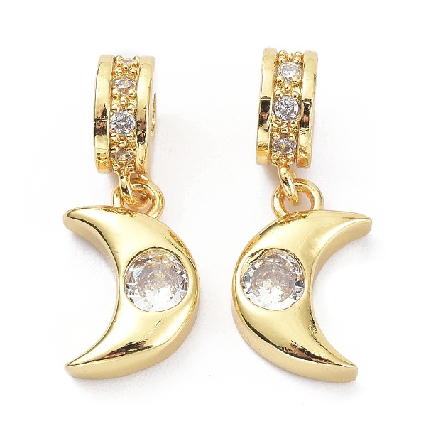 PandaHall Brass Cubic Zirconia Pendants, Moon, Golden, 21mm, Hole: 3mm Brass+Cubic Zirconia Moon Clear
PandaHall Brass Cubic Zirconia Pendants, Moon, Golden, 21mm, Hole: 3mm Brass+Cubic Zirconia Moon Clear