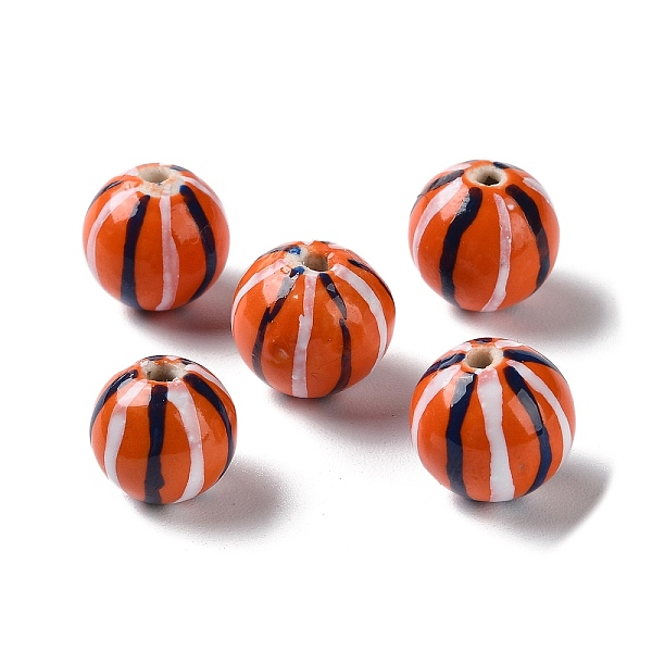 PandaHall Handmade Porcelain Beads, Famille Rose Porcelain, Round, Orange, 12~13.5mm, Hole: 1.8mm Porcelain Round Orange
PandaHall Handmade Porcelain Beads, Famille Rose Porcelain, Round, Orange, 12~13.5mm, Hole: 1.8mm Porcelain Round Orange