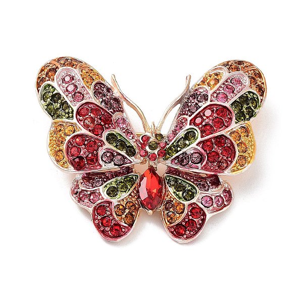PandaHall Alloy Pave Rhinestone Brooch, Butterfly, Colorful, 43x50x12.5mm Alloy+Rhinestone Butterfly Multicolor
PandaHall Alloy Pave Rhinestone Brooch, Butterfly, Colorful, 43x50x12.5mm Alloy+Rhinestone Butterfly Multicolor