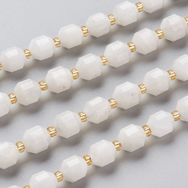 PandaHall Natural Rainbow Moonstone Beads Strands, Round, Faceted, 7x7x8mm, Hole: 0.8mm, about 38pcs/Strand, 15.35 inch(39cm) Rainbow...
PandaHall Natural Rainbow Moonstone Beads Strands, Round, Faceted, 7x7x8mm, Hole: 0.8mm, about 38pcs/Strand, 15.35 inch(39cm) Rainbow...