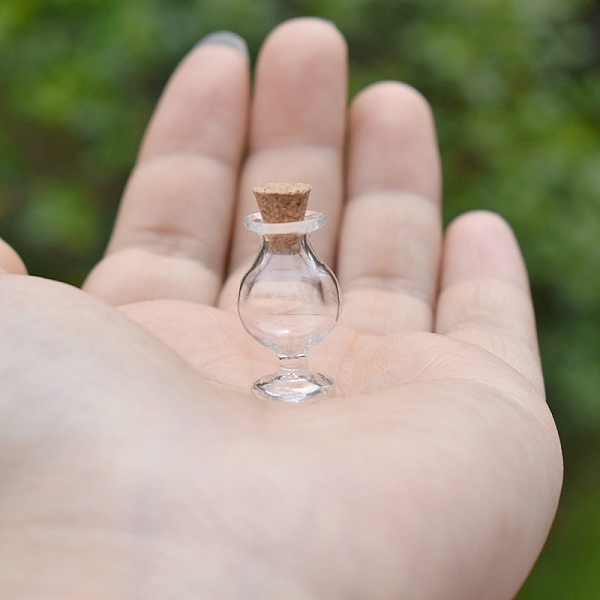PandaHall Glass Bottles Ornament, Glass Empty Wishing Bottles, Dollhouses Decorations, Wine Cup with Cork, Clear, 22~26x14mm Glass Tableware...
PandaHall Glass Bottles Ornament, Glass Empty Wishing Bottles, Dollhouses Decorations, Wine Cup with Cork, Clear, 22~26x14mm Glass Tableware...