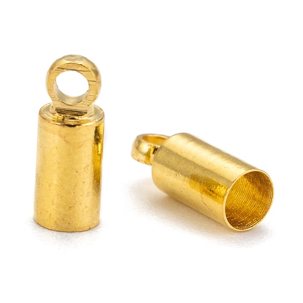 PandaHall Brass Cord Ends, Nickel Free, Golden, 9x3.5mm, Hole: 1.5mm, 3mm inner diameter Brass
PandaHall Brass Cord Ends, Nickel Free, Golden, 9x3.5mm, Hole: 1.5mm, 3mm inner diameter Brass