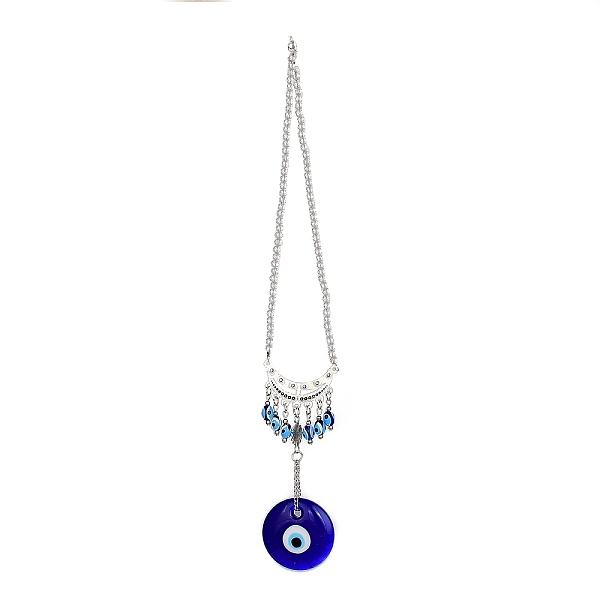 PandaHall Evil Eye Alloy Lampwork Pendant Decorations, with Glass and Resin Beads, for Home Window Decoration, Moon, 500mm, pendant...
PandaHall Evil Eye Alloy Lampwork Pendant Decorations, with Glass and Resin Beads, for Home Window Decoration, Moon, 500mm, pendant...