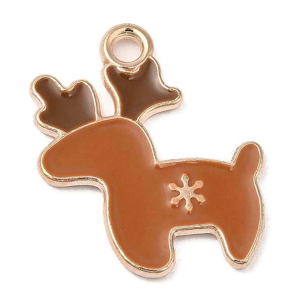 PandaHall Alloy Enamel Pendants, Christmas Theme, Light Gold, Deer, 20x16x1.5mm, Hole: 1.8mm Alloy+Enamel Deer
PandaHall Alloy Enamel Pendants, Christmas Theme, Light Gold, Deer, 20x16x1.5mm, Hole: 1.8mm Alloy+Enamel Deer