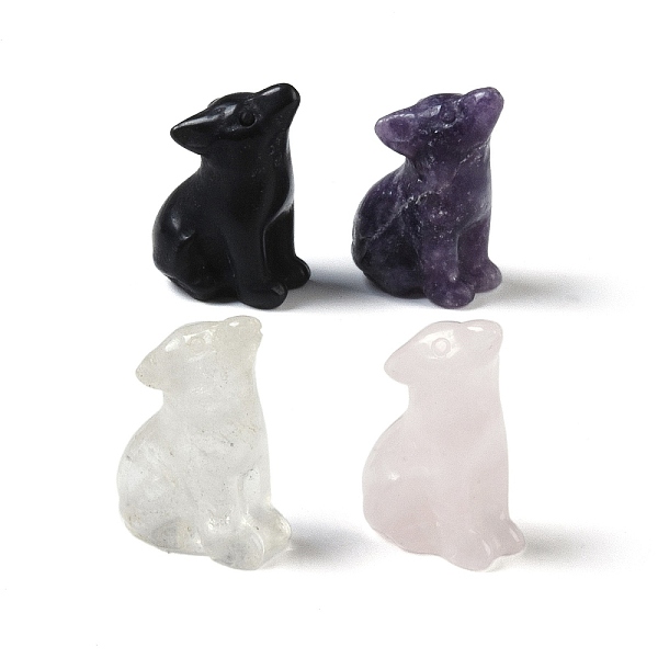 PandaHall Natural Mixed Gemstone Carved Dog Figurines, for Home Office Desktop Feng Shui Ornament, 21~22x13~16x30~31mm Mixed Stone Dog
PandaHall Natural Mixed Gemstone Carved Dog Figurines, for Home Office Desktop Feng Shui Ornament, 21~22x13~16x30~31mm Mixed Stone Dog