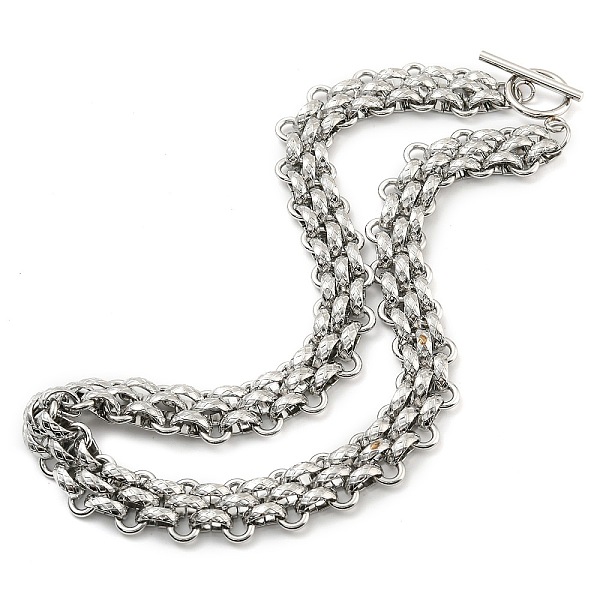 PandaHall 304 Stainless Steel Chain Necklaces, Mesh Chain, Stainless Steel Color, 16-1/8 inch(41cm) 304 Stainless Steel
PandaHall 304 Stainless Steel Chain Necklaces, Mesh Chain, Stainless Steel Color, 16-1/8 inch(41cm) 304 Stainless Steel