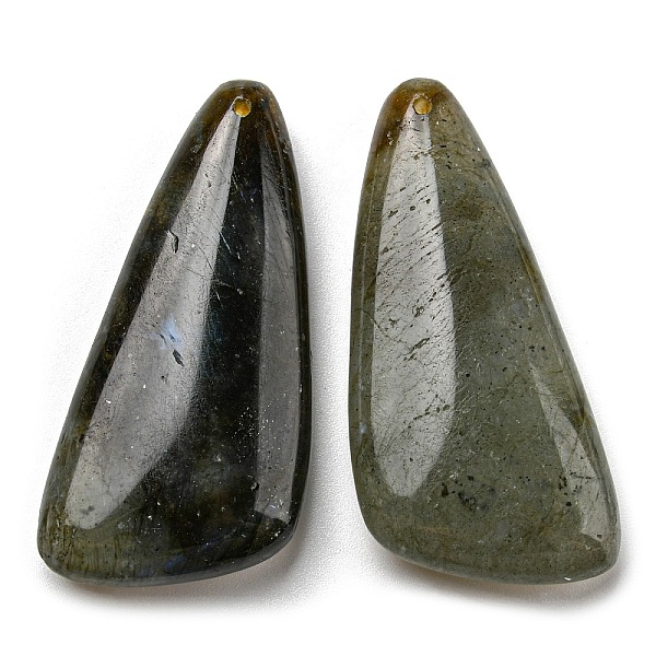 PandaHall Natural Labradorite Pendants, Triangle, 46x21~23x8.5~9mm, Hole: 1.5mm Labradorite Triangle
PandaHall Natural Labradorite Pendants, Triangle, 46x21~23x8.5~9mm, Hole: 1.5mm Labradorite Triangle