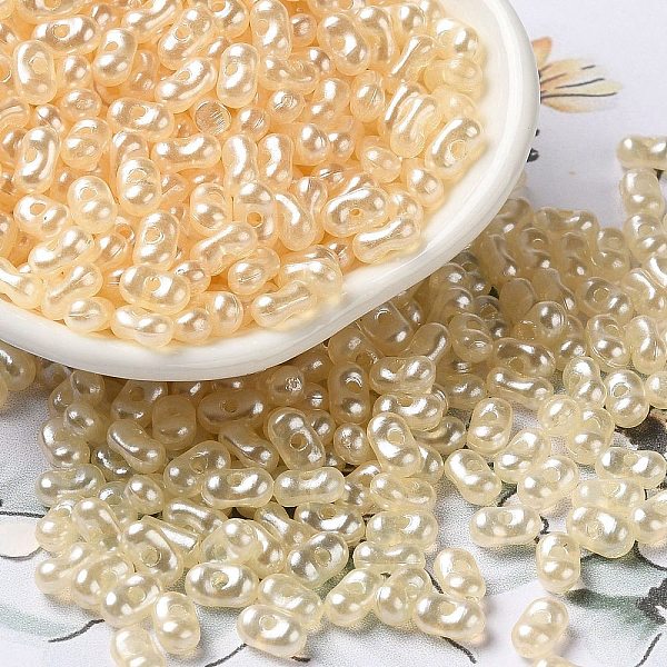 PandaHall Opaque Acrylic Beads, Pearlized, Beans, Bisque, 6x3.5x3mm, Hole: 1.2mm, about 10000pcs/500g Acrylic Orange
PandaHall Opaque Acrylic Beads, Pearlized, Beans, Bisque, 6x3.5x3mm, Hole: 1.2mm, about 10000pcs/500g Acrylic Orange