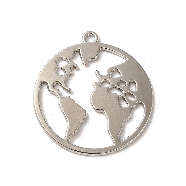 PandaHall Alloy Pendant, Cadmium Free & Lead Free, Earth, Platinum, 45x40.5x1.5mm, Hole: 2.7mm Alloy Others
PandaHall Alloy Pendant, Cadmium Free & Lead Free, Earth, Platinum, 45x40.5x1.5mm, Hole: 2.7mm Alloy Others
