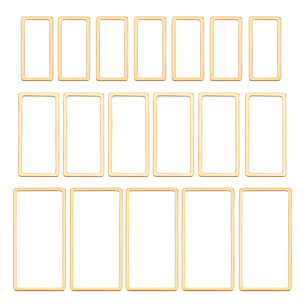 PandaHall BENECREAT 36Pcs 3 Style 201 Stainless Steel Linking Rings, Rectangle, Golden, 16~25.5x7.5~13x1mm, Inner Diameter: 14~24x6~11mm...
PandaHall BENECREAT 36Pcs 3 Style 201 Stainless Steel Linking Rings, Rectangle, Golden, 16~25.5x7.5~13x1mm, Inner Diameter: 14~24x6~11mm...