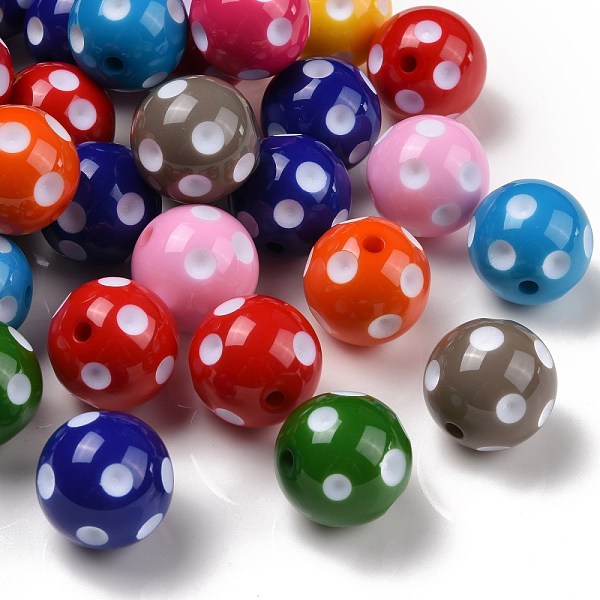 PandaHall Mixed Chunky Bubblegum Acrylic Beads, Round, Mixed Color, 20x19mm, Hole: 3mm Acrylic Round Multicolor
PandaHall Mixed Chunky Bubblegum Acrylic Beads, Round, Mixed Color, 20x19mm, Hole: 3mm Acrylic Round Multicolor