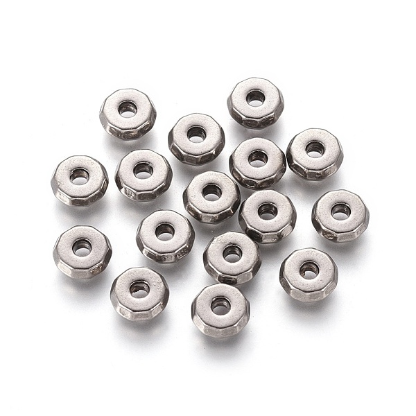 PandaHall Tibetan Style Alloy Beads, Lead Free & Cadmium Free, Rondelle, Gunmetal, about 8mm in diameter, 3mm thick, hole: 2mm Alloy...
PandaHall Tibetan Style Alloy Beads, Lead Free & Cadmium Free, Rondelle, Gunmetal, about 8mm in diameter, 3mm thick, hole: 2mm Alloy...