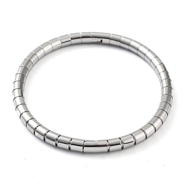 PandaHall 201 Stainless Steel Hinged Bangle, Column, Inner Diameter: 2-3/8x2 inch(5.9x5cm) 201 Stainless Steel Column
PandaHall 201 Stainless Steel Hinged Bangle, Column, Inner Diameter: 2-3/8x2 inch(5.9x5cm) 201 Stainless Steel Column
