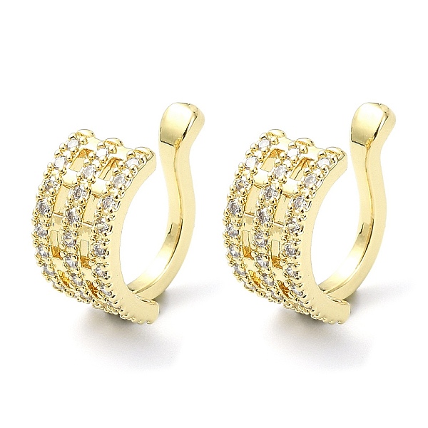 PandaHall Rack Plating Brass Micro Pave Cubic Zirconia Cuff Earring, Cadmium Free & Lead Free, Long-Lasting Plated, Real 18K Gold Plated..., Clear
PandaHall Rack Plating Brass Micro Pave Cubic Zirconia Cuff Earring, Cadmium Free & Lead Free, Long-Lasting Plated, Real 18K Gold Plated..., Clear