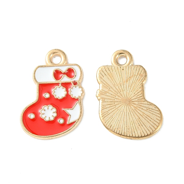 PandaHall Christmas Alloy Enamel Pendants, Light Gold, Christmas Socking Charm, Red, 18.5x13x1mm, Hole: 1.8mm Alloy+Enamel Christmas Socking...
PandaHall Christmas Alloy Enamel Pendants, Light Gold, Christmas Socking Charm, Red, 18.5x13x1mm, Hole: 1.8mm Alloy+Enamel Christmas Socking...