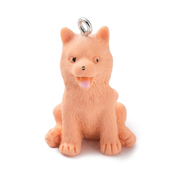 PandaHall Opaque Resin Dog Pendants, 3D Puppy Charms with Platinum Plated Iron Loops, Light Salmon, 30x19x20mm, Hole: 2mm Iron+Resin Dog
PandaHall Opaque Resin Dog Pendants, 3D Puppy Charms with Platinum Plated Iron Loops, Light Salmon, 30x19x20mm, Hole: 2mm Iron+Resin Dog