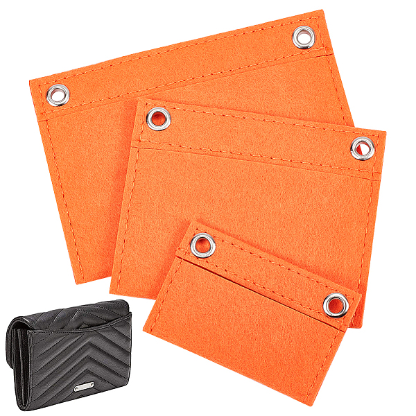 PandaHall WADORN 3Pcs 3 Style Felt Purse Organizer Insert, Tote Shaper Premium Felt Bag Accessories, with Iron Grommets, Rectangle, Coral..., Red
PandaHall WADORN 3Pcs 3 Style Felt Purse Organizer Insert, Tote Shaper Premium Felt Bag Accessories, with Iron Grommets, Rectangle, Coral..., Red