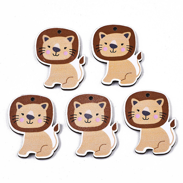 PandaHall Printed Basswood Pendants, Back Random Color, Lion, Wheat, 37x29x3mm, Hole: 2mm Wood Lion Orange
PandaHall Printed Basswood Pendants, Back Random Color, Lion, Wheat, 37x29x3mm, Hole: 2mm Wood Lion Orange